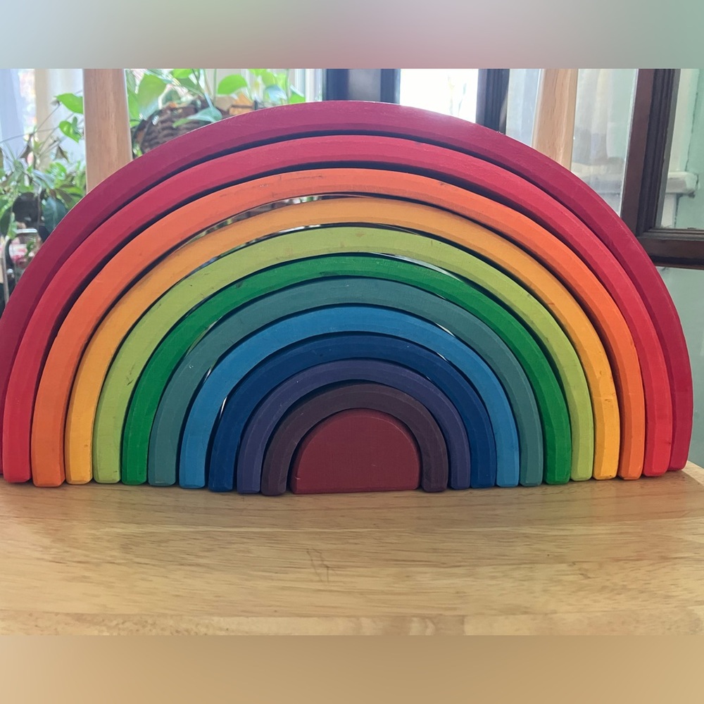 Grimms large wooden rainbow